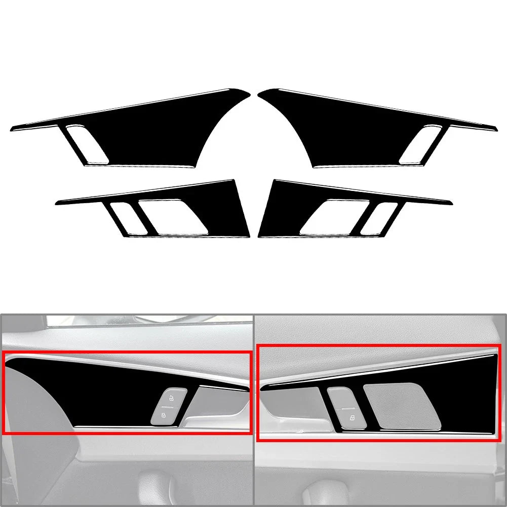 Interior Door Handle Panel Cover Trim for Audi A4 A5 S4 RS4 (2016-2023)