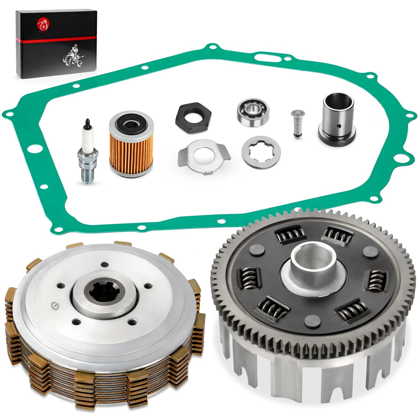 Clutch kit with Gasket for Yamaha Warrior 350 YFM350 (1987–2004)