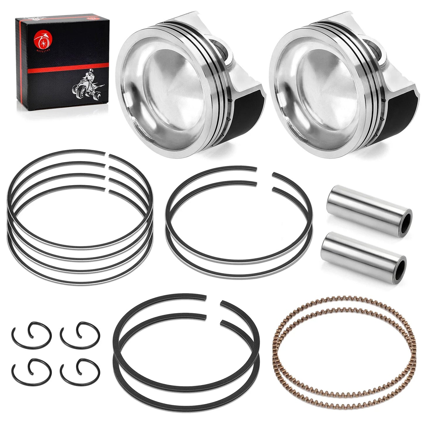 Piston w/Rings Kit 80mm for Polaris Sportsman Ranger RZR 800 (2005–2017)