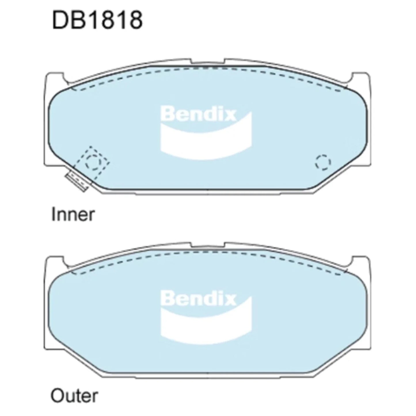 GCT Front Disc Brake Pads Set for Suzuki Swift (2005 - 2011)