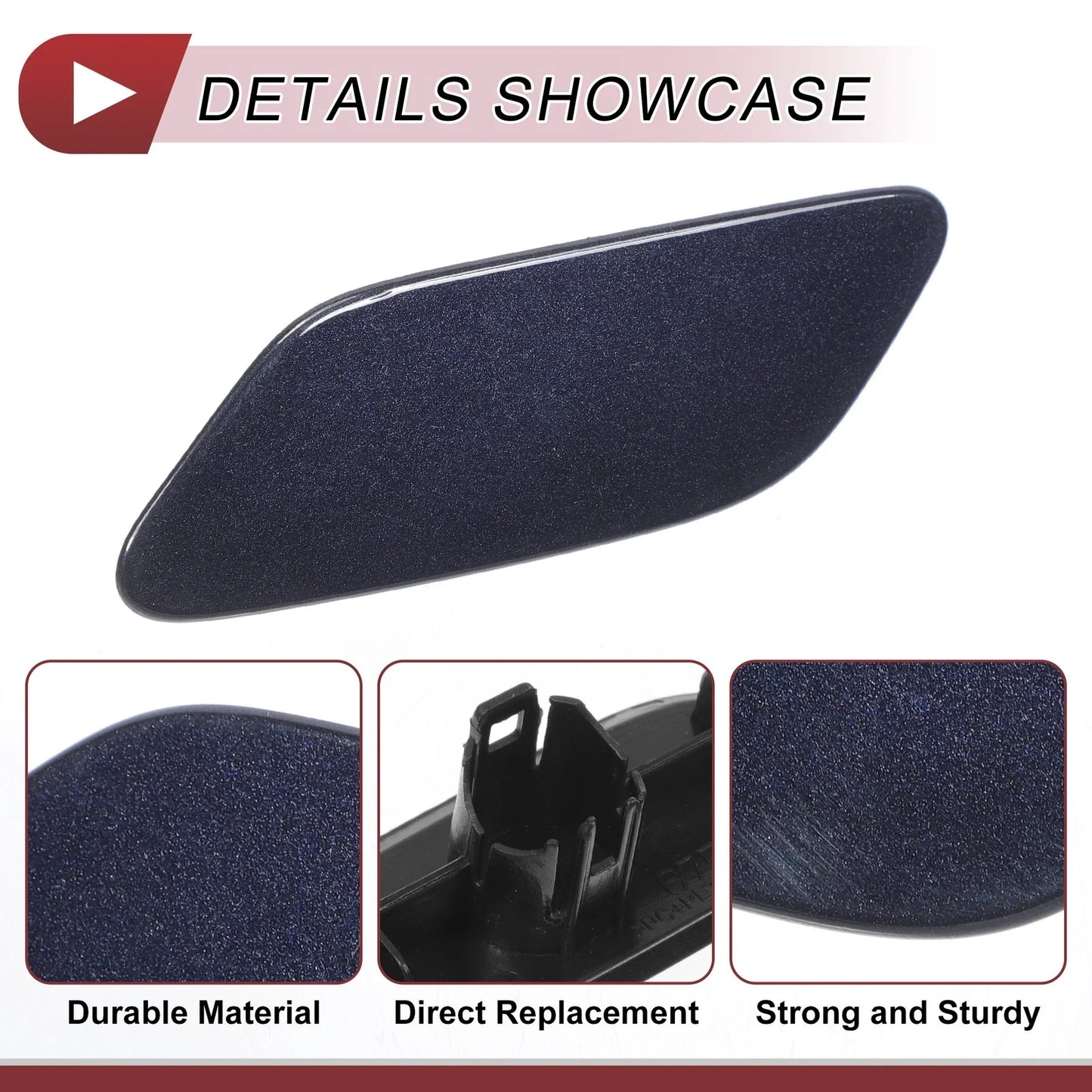 Front Left Washer Nozzle Cover for Lexus RX350 (2019-2022) Blue 1 x Cap