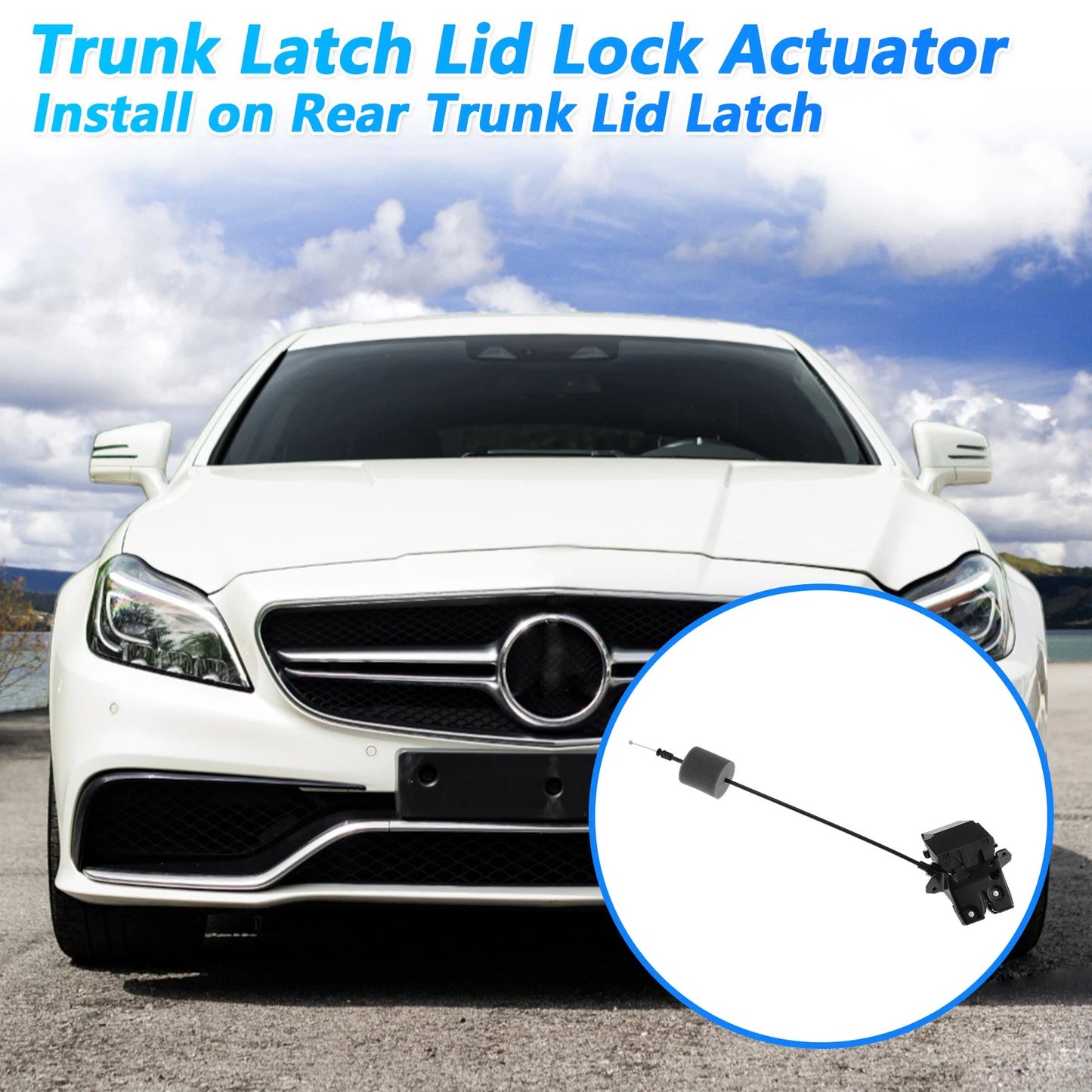 Rear Trunk Latch Lock Actuator for Mercedes-Benz CLS63 AMG (2007–2018) 1717500085