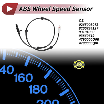 ABS Wheel Speed Sensor for Nissan Primastar (2001–2014) No. 0265008078/8200724127