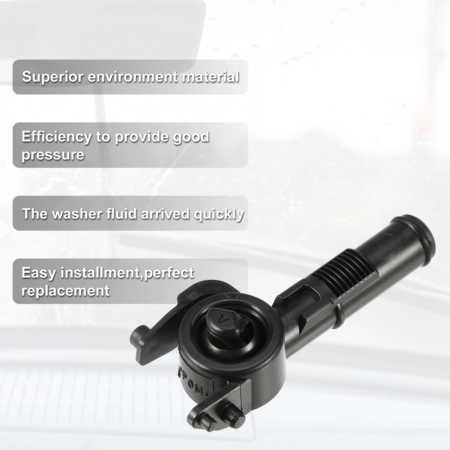 1 Pair Headlight Washer Nozzle for Mini Cooper (2002–2008) No. 61672752971