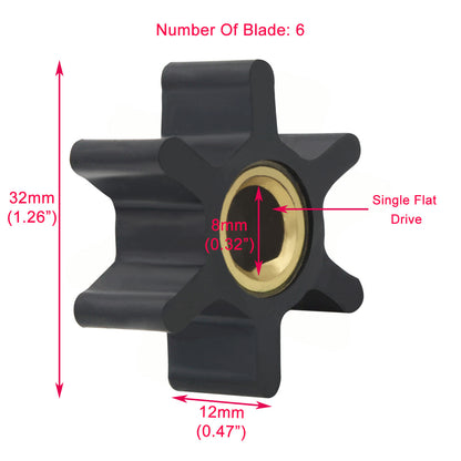 Flexible Impeller Pump for Jabsco (Various Models)