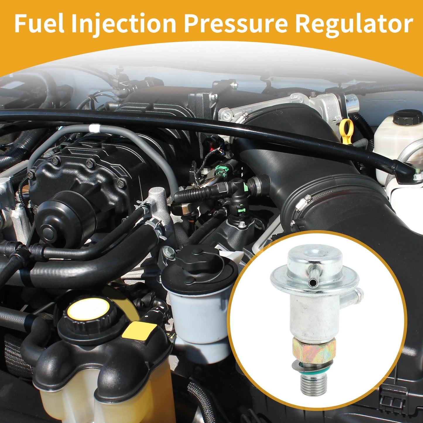 Fuel Pressure Regulator for Toyota 4Runner (1988–1994) No. 23280-65010 Metal