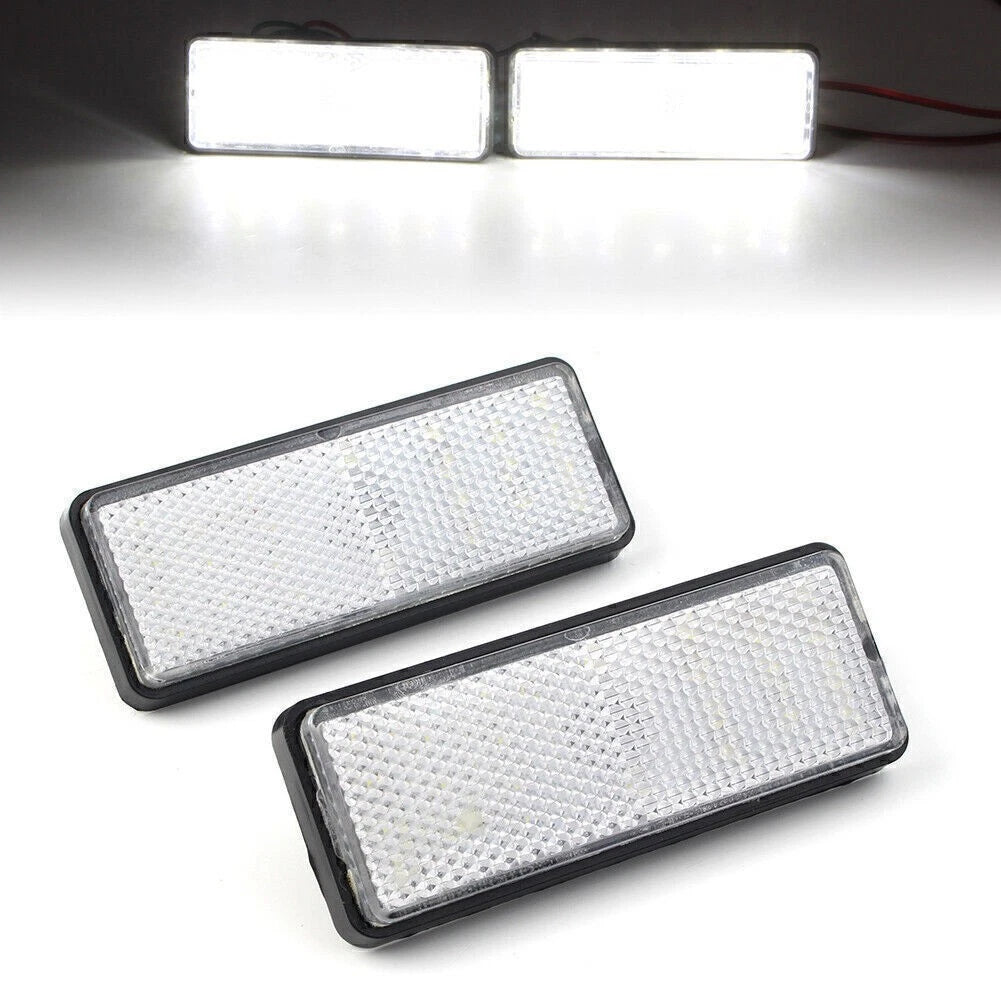 2X LED Reflector Turn Signal Tail Brake Light Universal