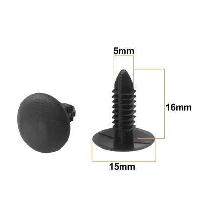 30pcs 5mm Plastic Rivets Clips for Toyota Trim Boot