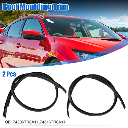 2 Pcs Sealing Strips for Honda Civic (2012–2015) No. 74306TR0A11/74316TR0A11