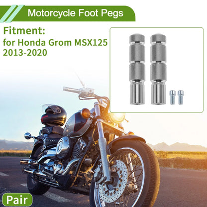 Motorcycle Foot Pegs for Honda Grom MSX125 2013-2020 Aluminum Alloy