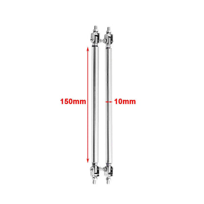 Adjustable Front Bumper Lip Splitter Strut Rod Tie Support Bar for Universal