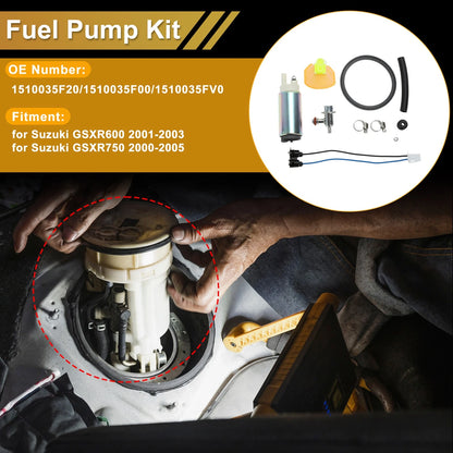 Fuel Pump for Suzuki GSXR600 (2001–2003) Replaces 1510035F20