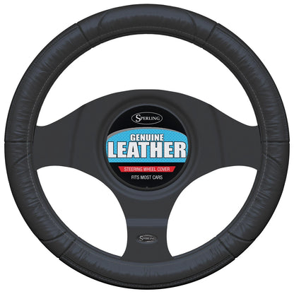 Leather Steering Wheel Cover for Universal Fit Standard Wheels