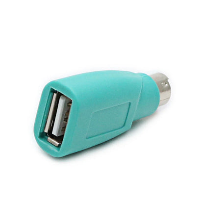 PS/2 to USB Female Adapter Converter for PC Keyboard & Mouse Combo
