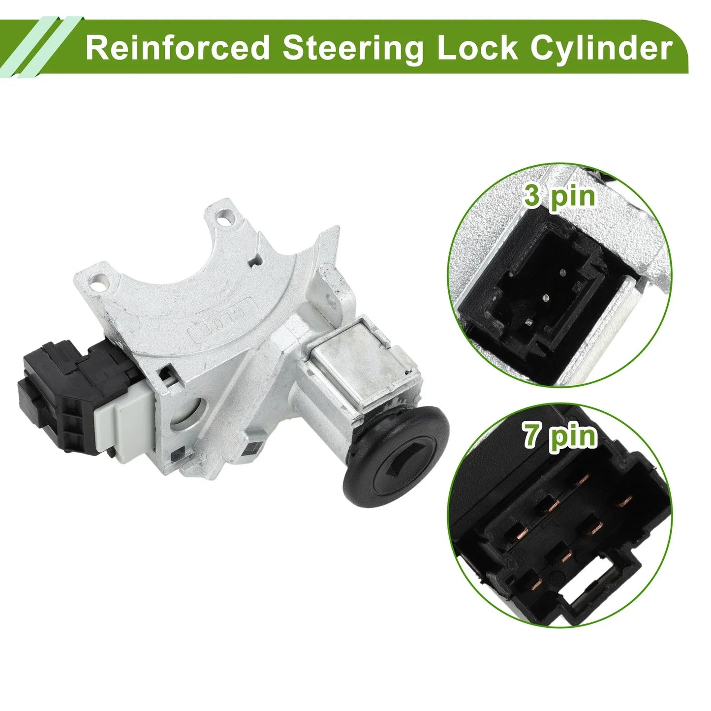 Ignition Lock Cylinder Assembly for Chevrolet Silverado 1500 3500 (2007-2013)
