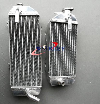 Aluminum Radiator + Silicone Hose for Kawasaki KX250F KXF250 (2017-2018)