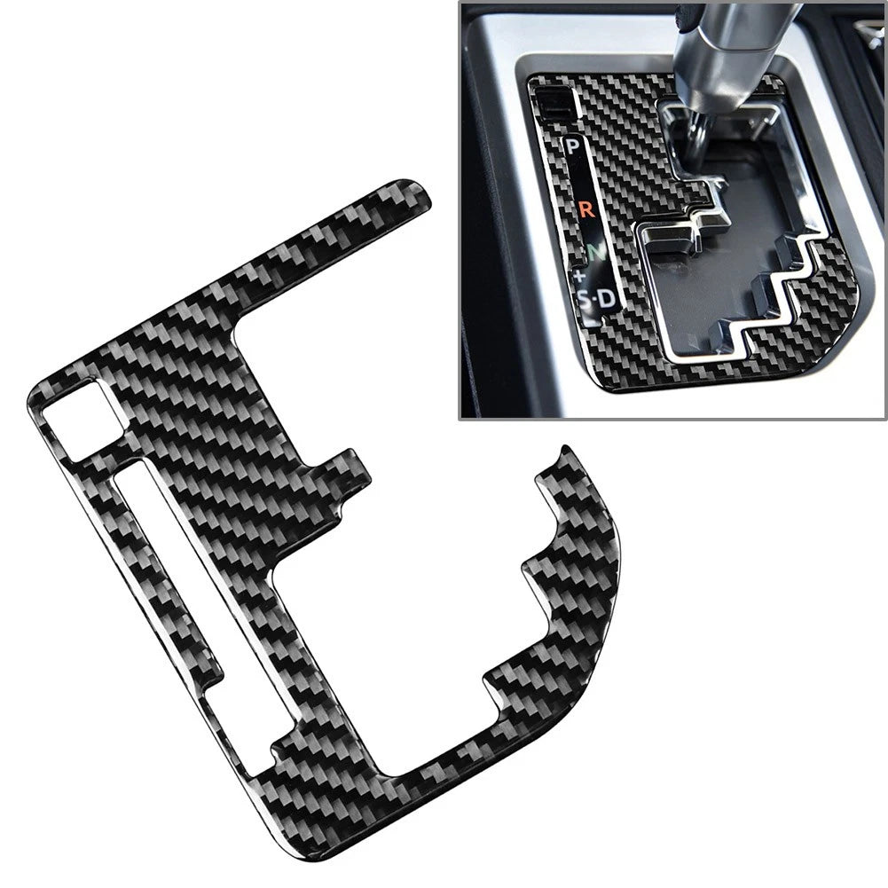 Carbon Fiber Interior Gear Shift Panel Cover Trim for Toyota Tundra (2014–2021)