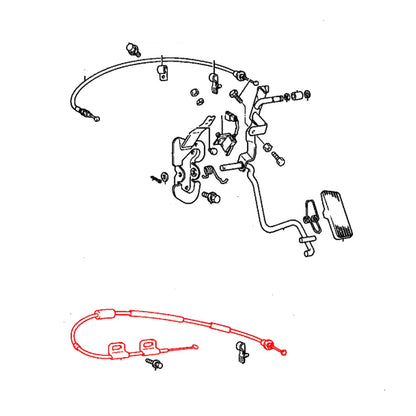 Accelerator Cable for Mitsubishi Galant Eterna Sigma 1983-1989