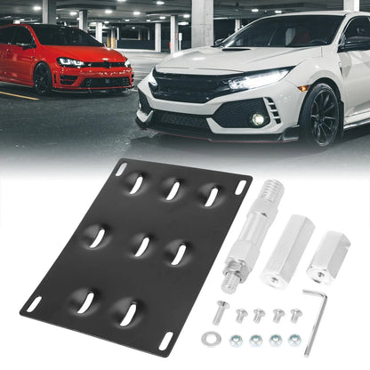 Tow Hook License Plate Bracket for BMW F30 F32 F10 3/4/5 Series