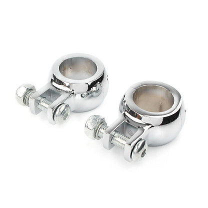 1-1/4" Engine Crash Bar Foot Peg Mount Clamp for Harley