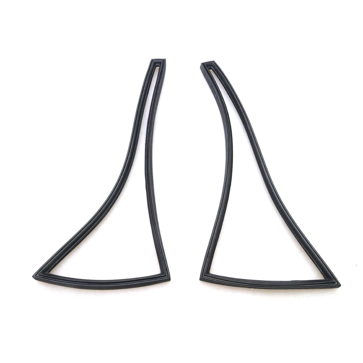 Set of 2 Vent Rubber Weatherstrip Quarter Seals for Nissan Patrol G60 (1960–1980)