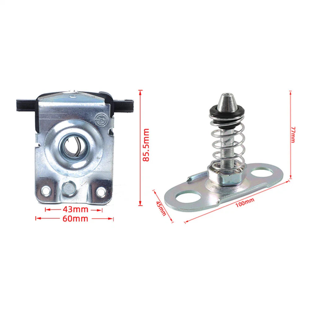 Lower & Upper Hood Lock Latch Kit for BMW E39 E46 (1997-2006)