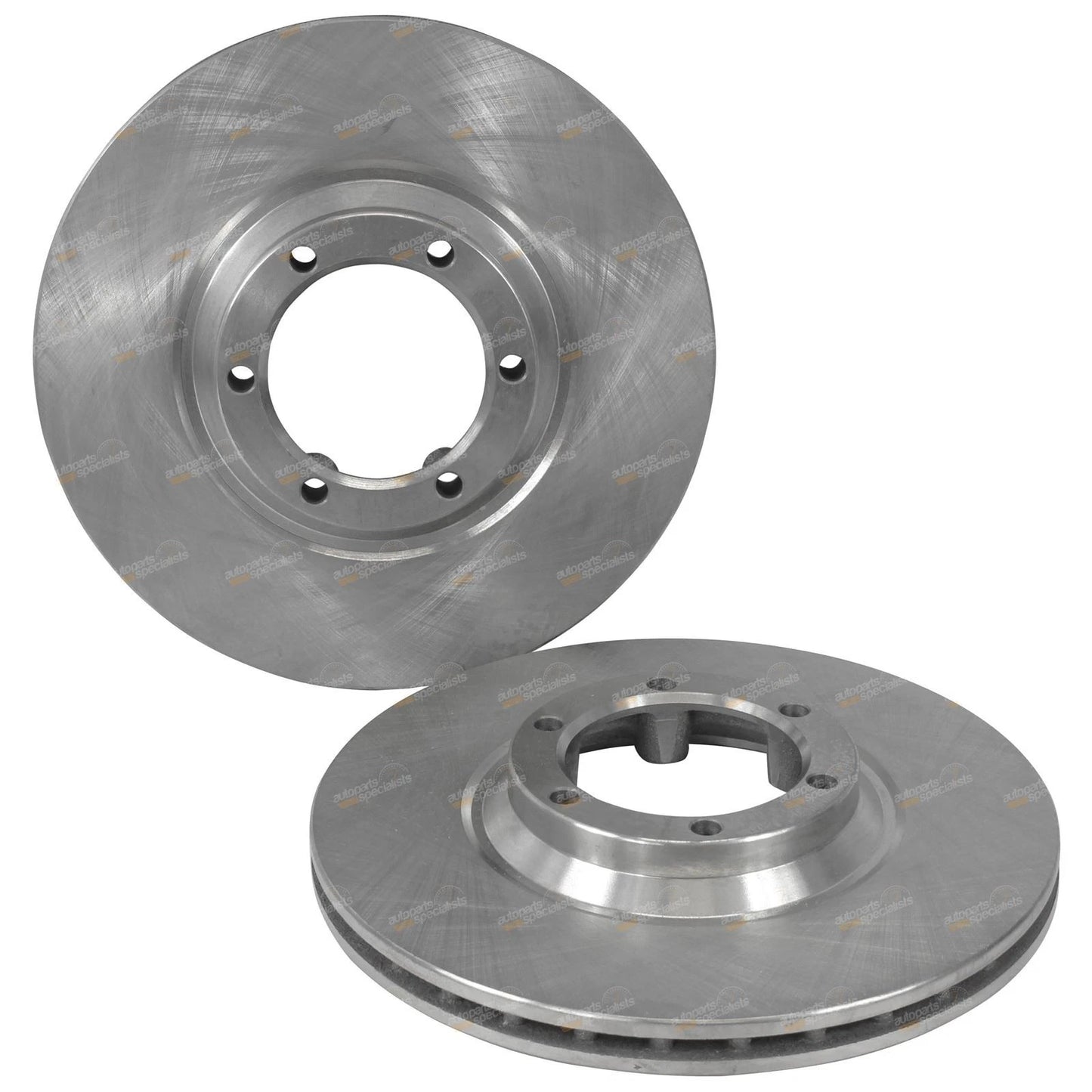 2X Front Disc Rotors for Mitsubishi Triton (1986–1996) 4X4
