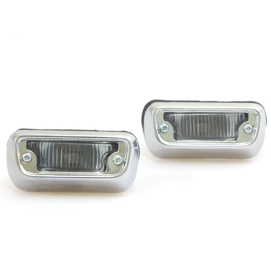 Set of 2 Rear License Plate Frames for Toyota Corolla (1970–1978)