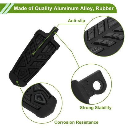 1 Pair Motorcycle Foot Pegs for Harley Softail (2018–Present) Matte Black