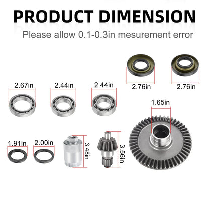 Rear Diff Pinion Gear Kit & Nut Tool for Honda Rancher 350 400