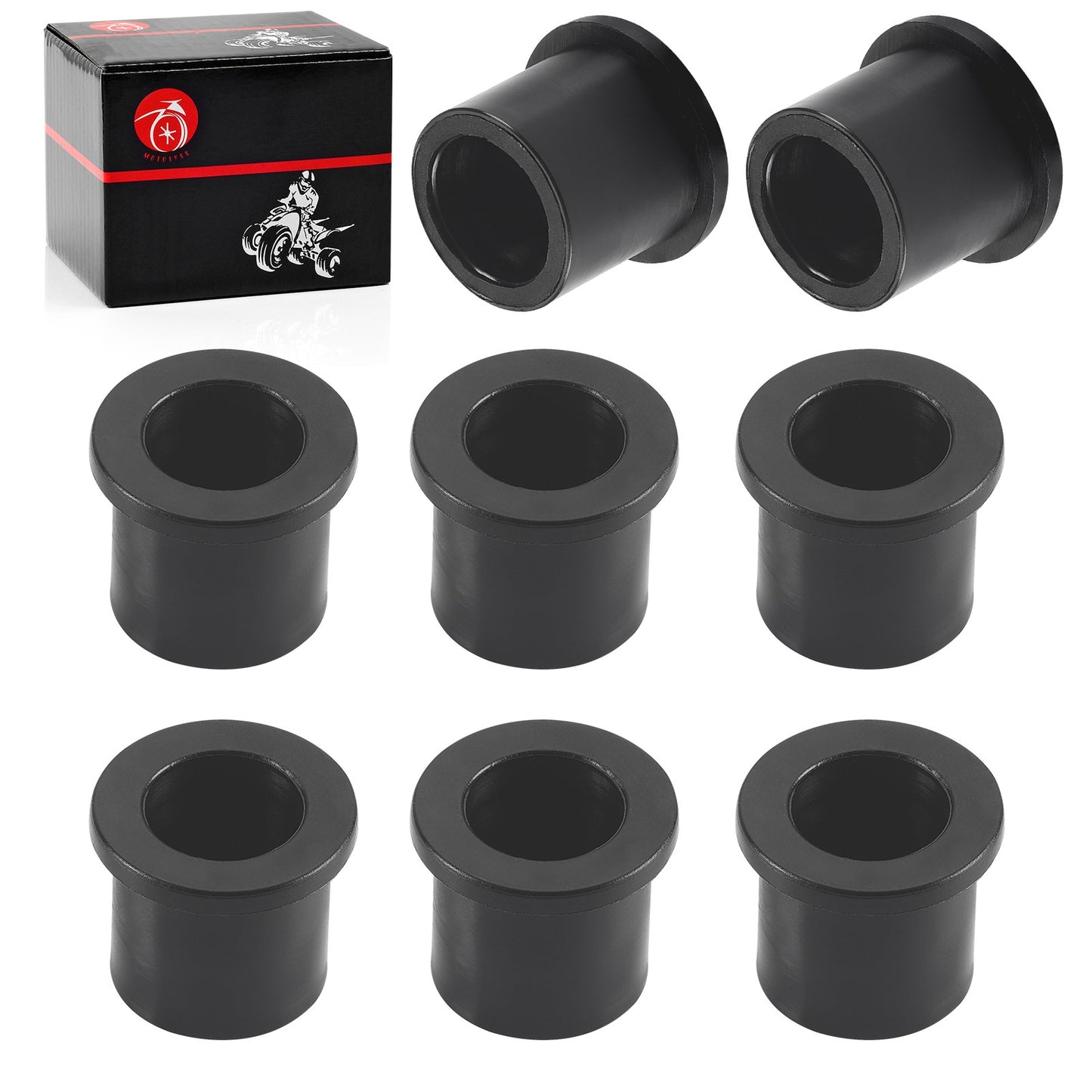 Set of 8 Front A-Arm Bushings for Polaris Outlaw 50 (2008–2019)