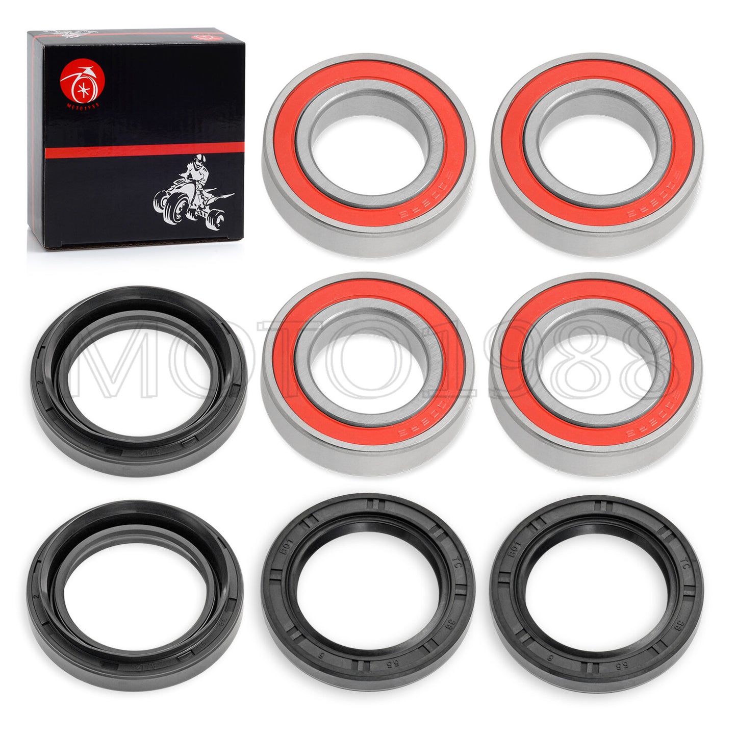 Front Wheel Bearing Seal Kits for Yamaha Rhino 450 660 700 (All Models)