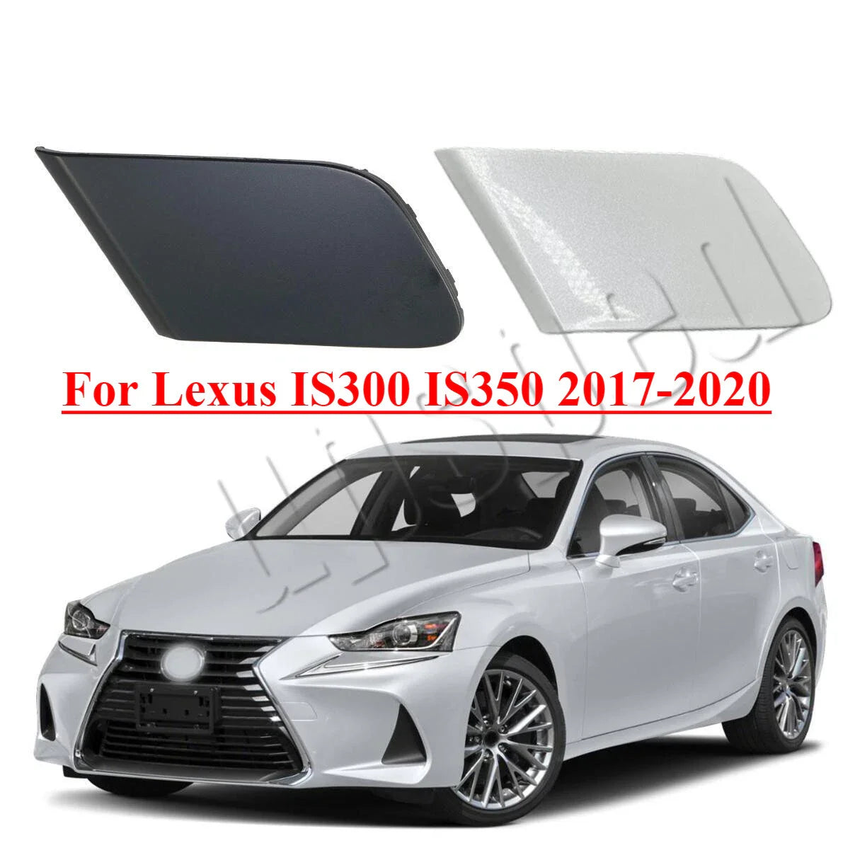Front Bumper Tow Hook Hole Cover Cap for Lexus IS300 IS350 (2017–2020)