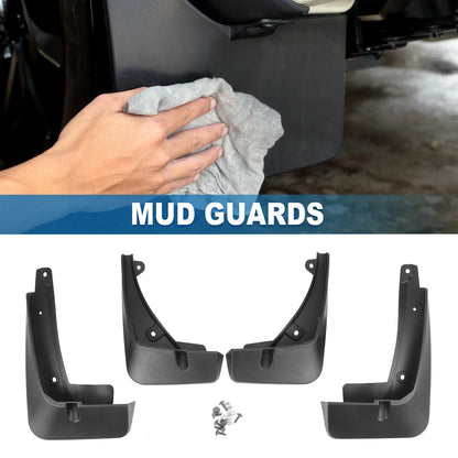 Front & Rear Mud Flap Splash Guards for Chevrolet Trax (2019-2020)