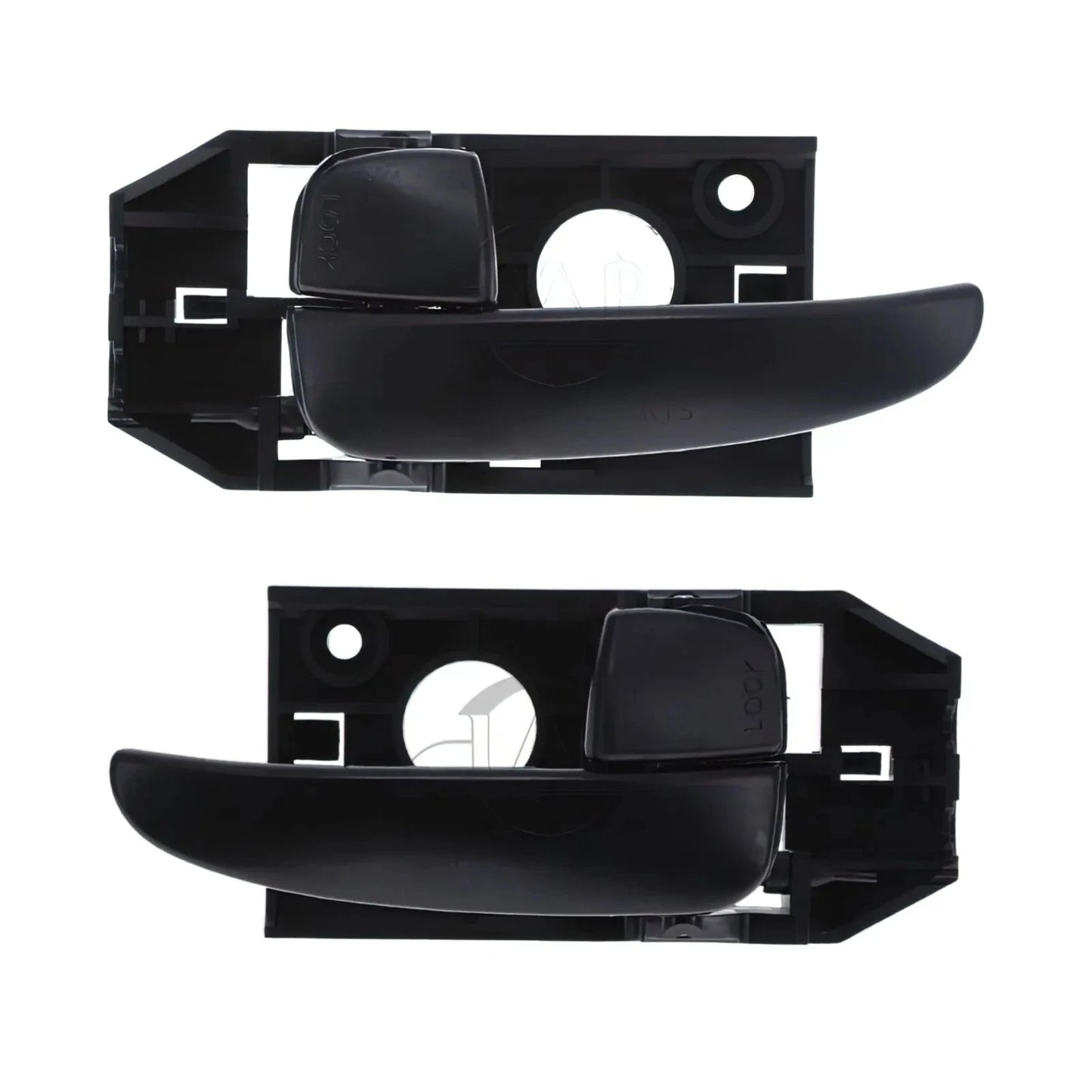 Set of 2 Inner Door Handles for Hyundai Elantra (2001–2006) Black