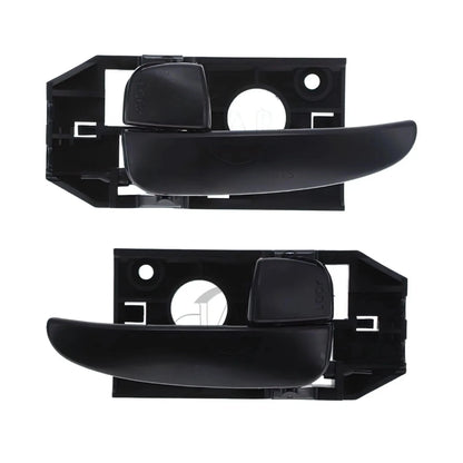 Set of 2 Inner Door Handles for Hyundai Elantra (2001–2006) Black