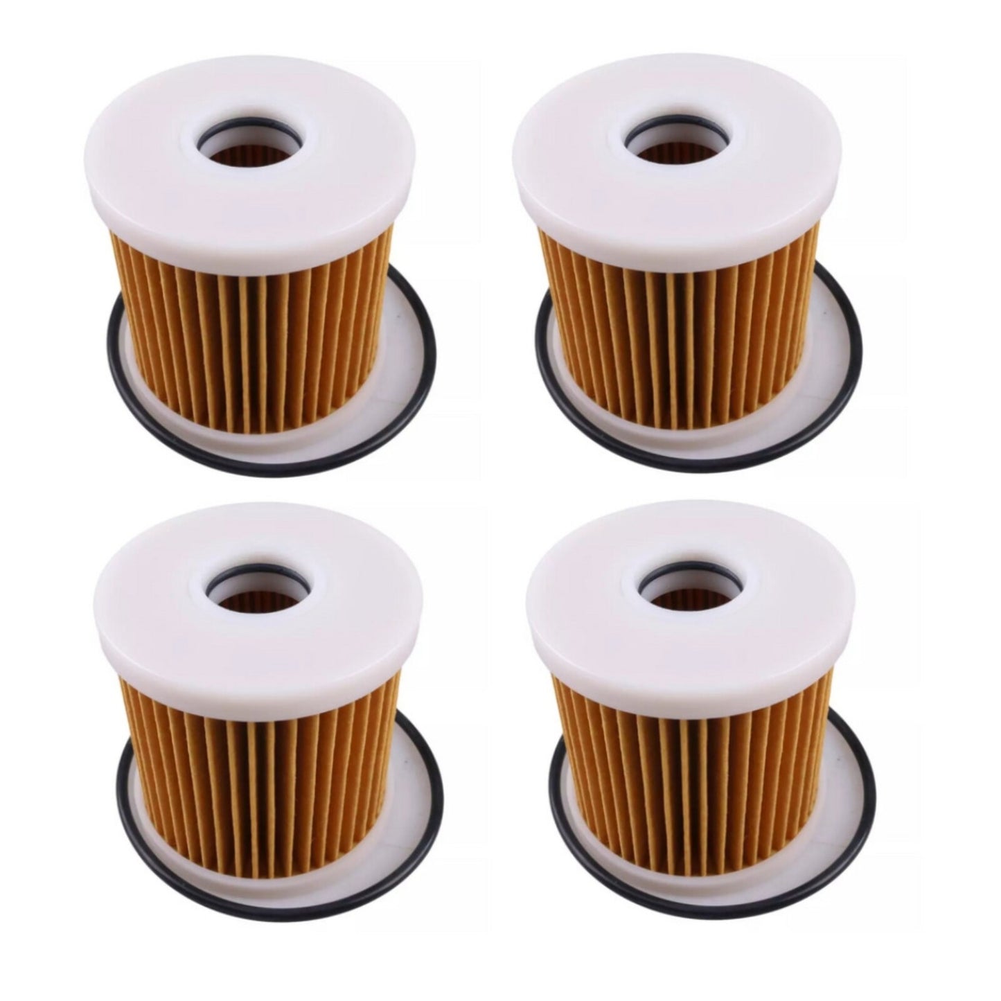 Set of 4 Fuel Filter Water Separator for Honda Yamaha Outboard