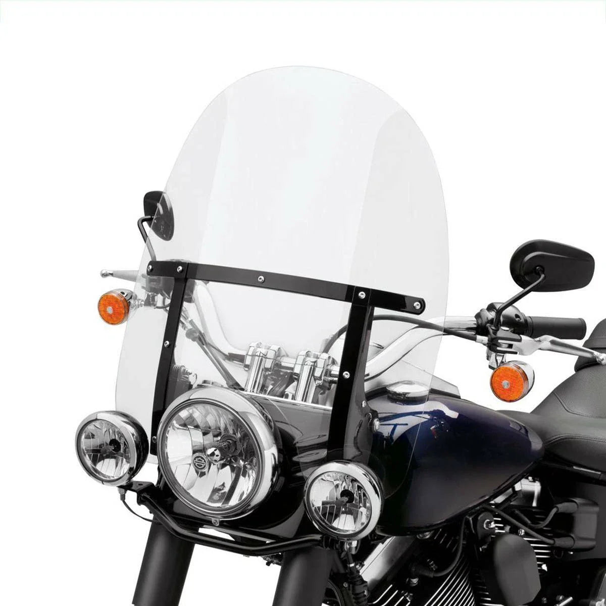 Windscreen for Harley Softail Deluxe Fat Boy FLS 2000-2017