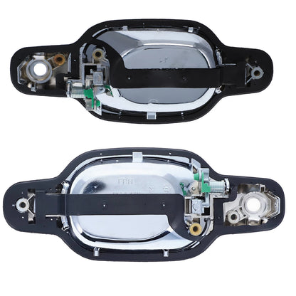 2X Chrome Outer Door Handle for Holden Rodeo (2003–2008)