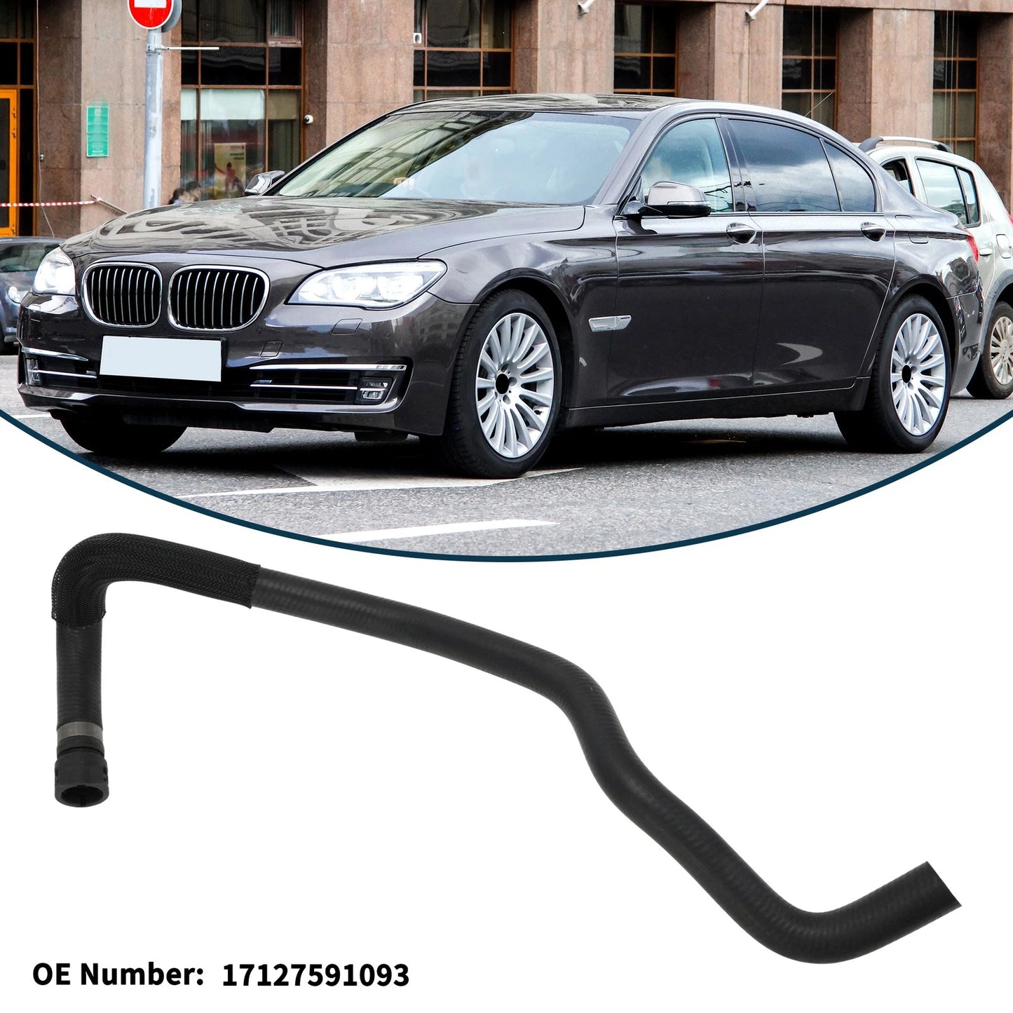 Radiator Hose for BMW 760Li F02 (2007–2015) No. 17127591093 Coolant Hose