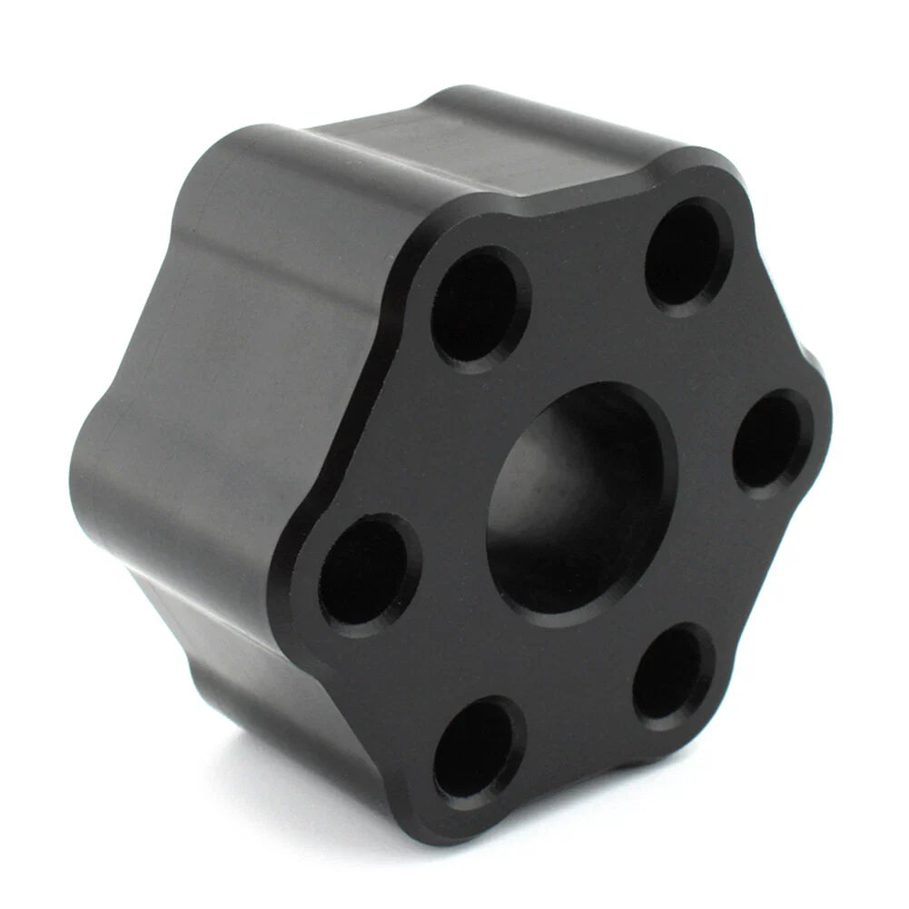Black Solid Supercharger Coupler Isolator for Jaguar Land Rover 3.0L (2013-17)
