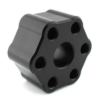 Black Solid Supercharger Coupler Isolator for Jaguar Land Rover 3.0L (2013-17)