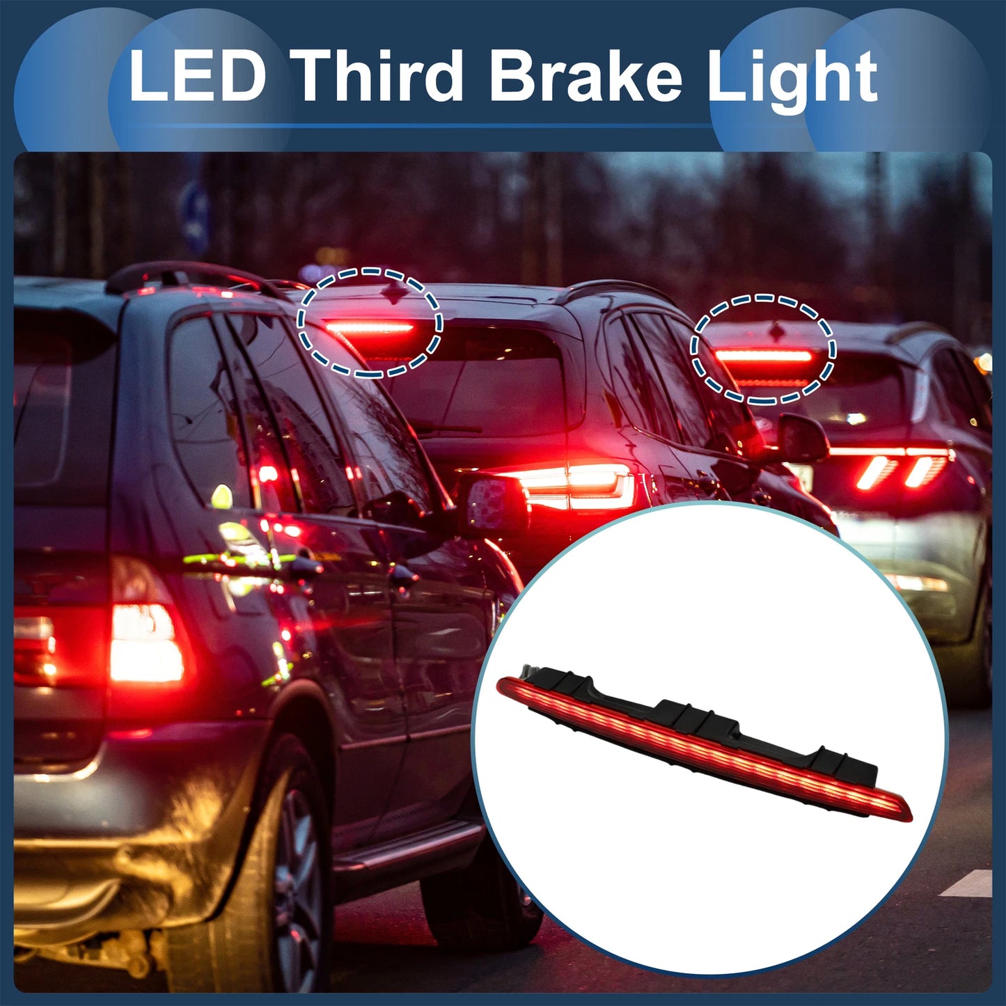 LED Third Brake Light for Mercedes Benz SLK Class W171 R171 (2004–2011)