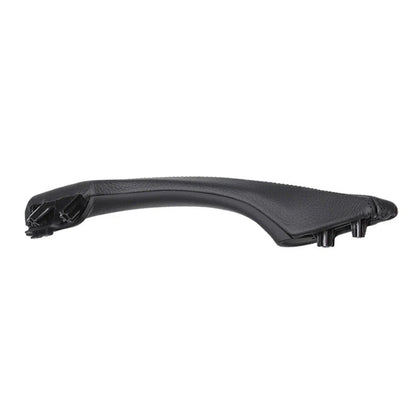 Black Leather Door Trim Pull Handle Left Side for BMW 5 Series (2010-2017)