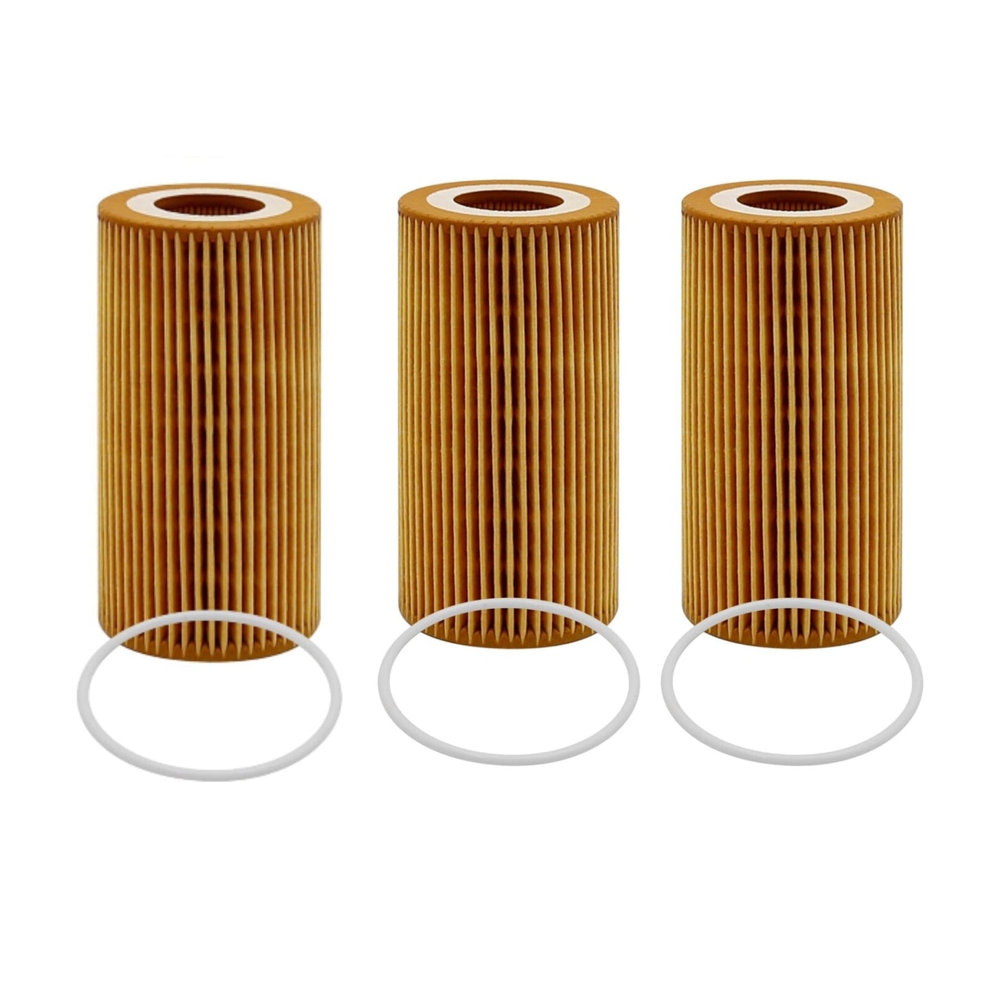3X Engine Oil Filter Kit for Volvo C30 C70 S40 S60 V40 V60 XC60 (2006–2018)