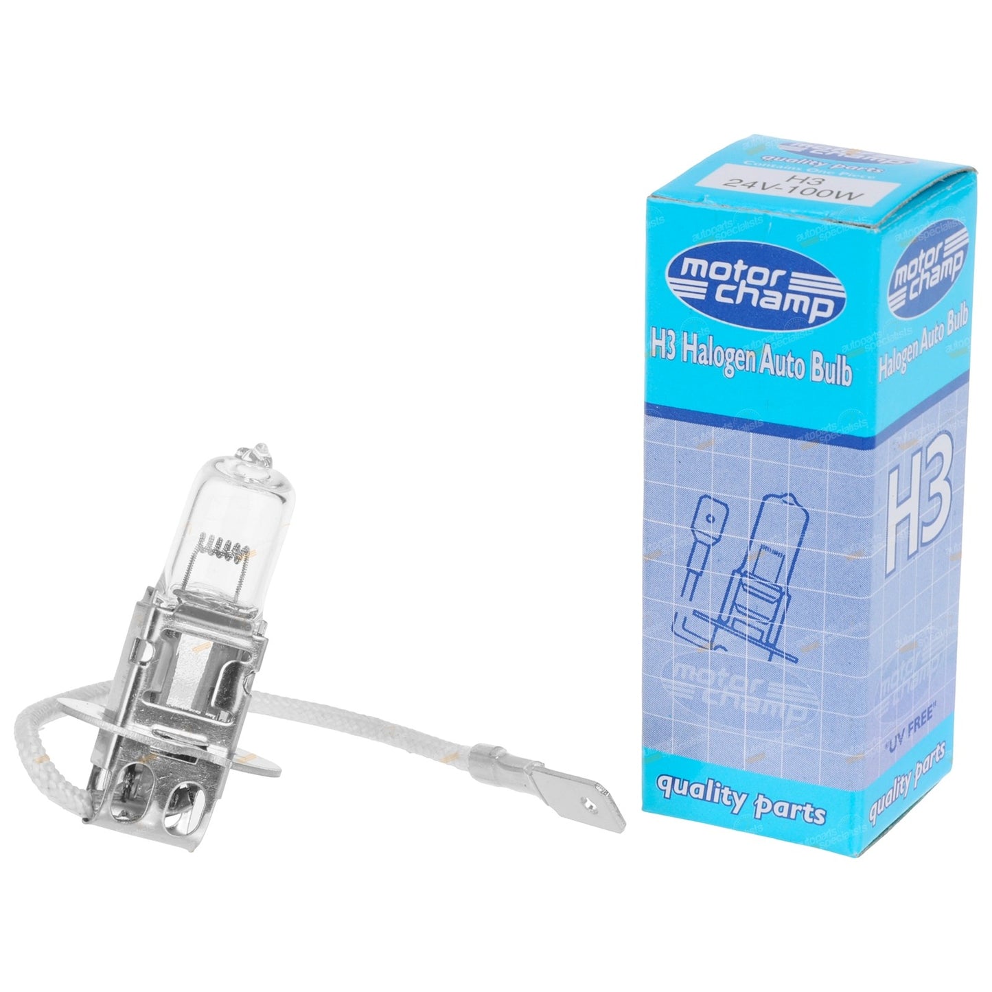 H3 Halogen Bulb for Automotive (24V, 100W)