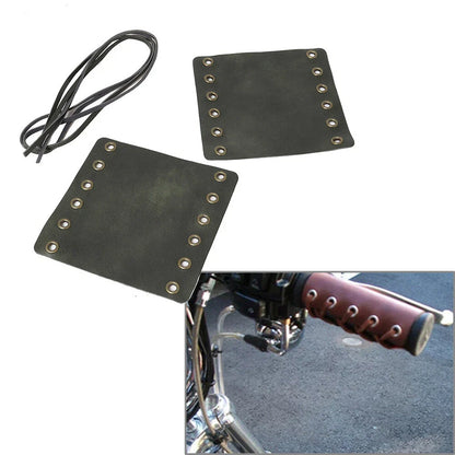 Motorcycle Hand Grips Covers  Retro Wraps Protector for Harley Cafe Racer