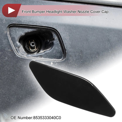 Front Right Washer Nozzle Cover Cap for Lexus ES300h (2019–2022) Black