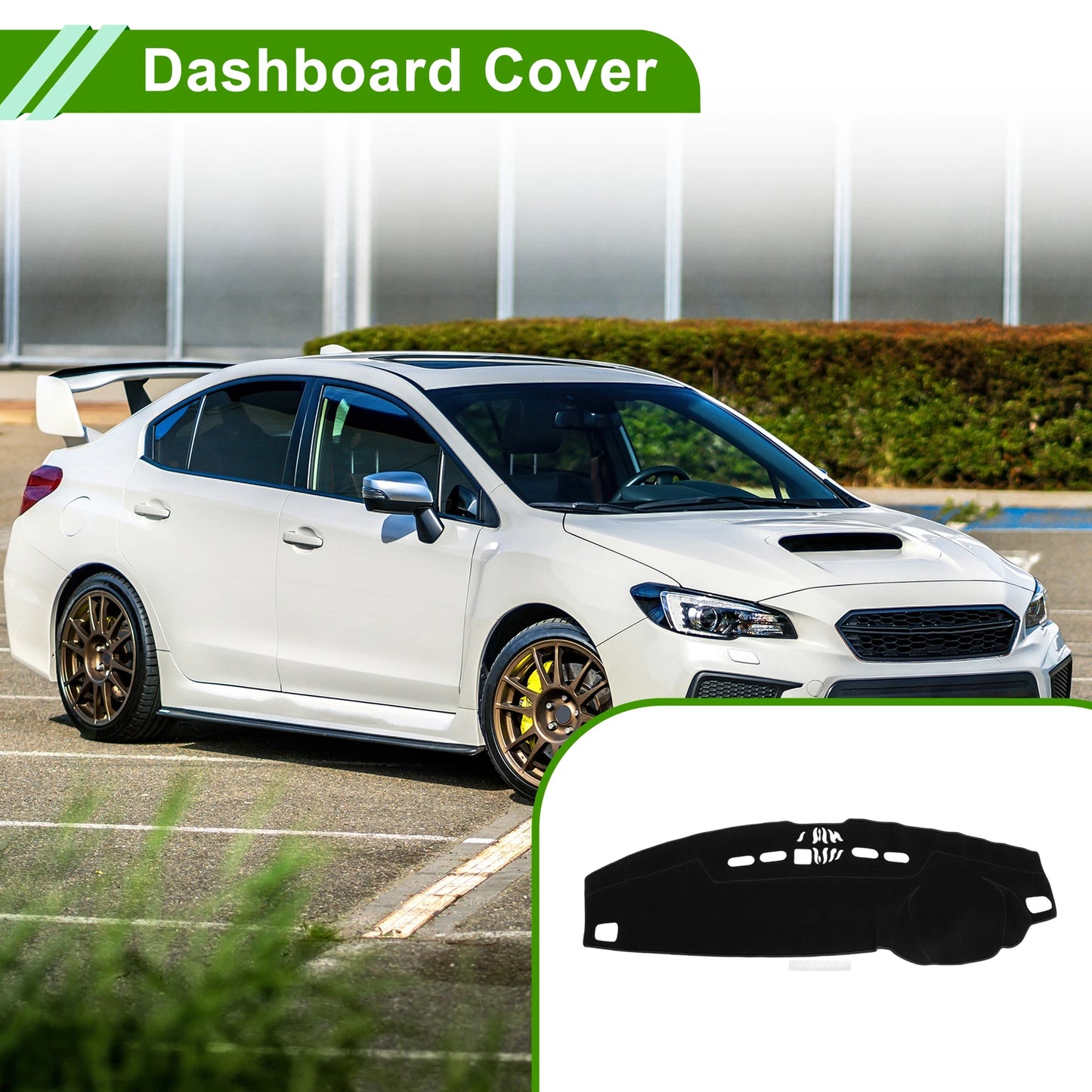 Dashboard Cover Mat for Land Rover Discovery 3 (2005–2009) Black Set of 1