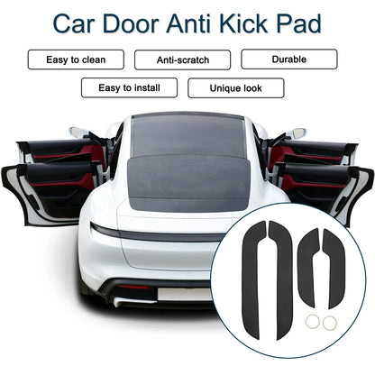 Car Door Anti Kick Pad Sticker Protector for Lexus NX300 (2015) - Black Set
